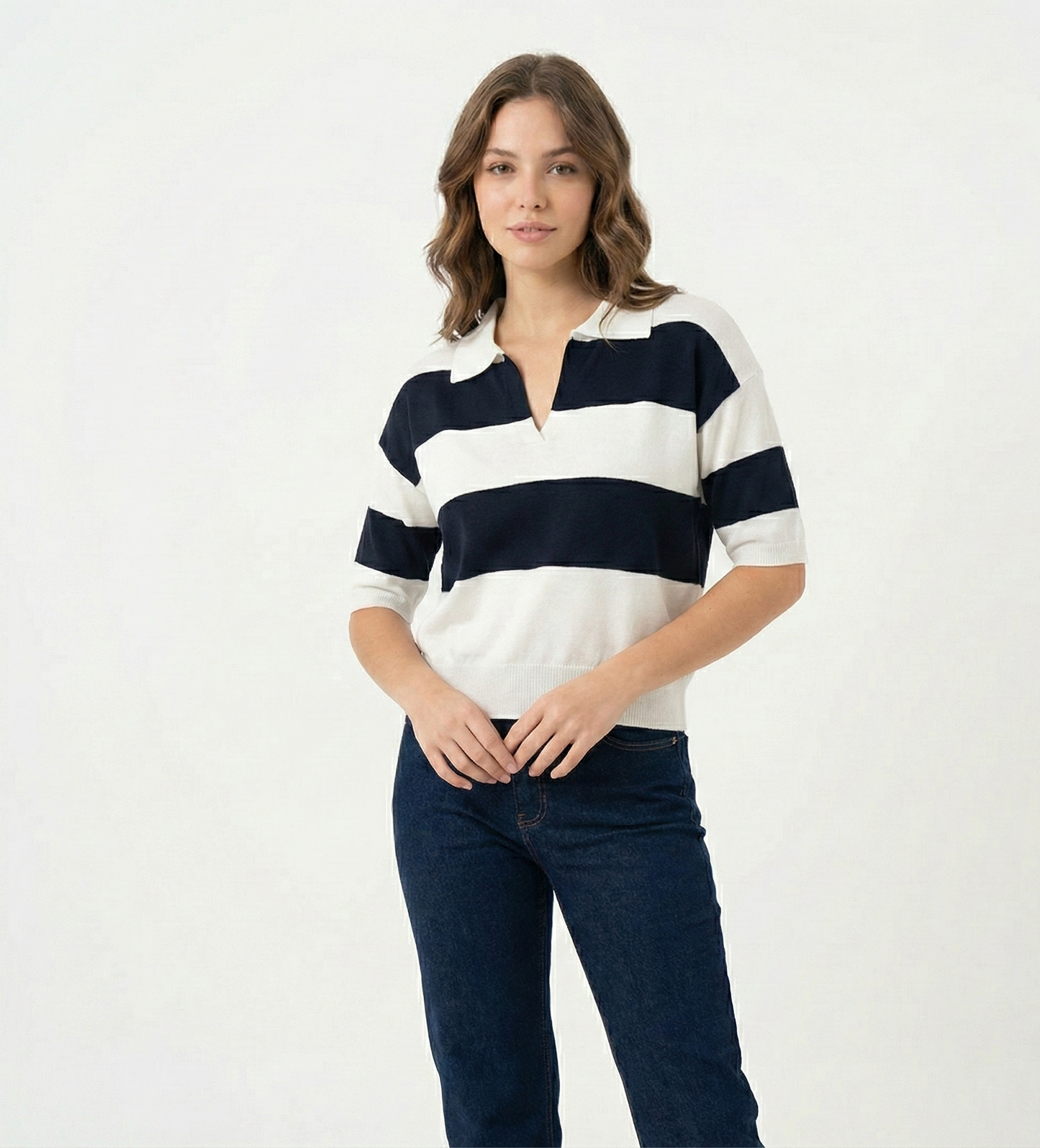 Chomba Tejida Rayas Anchas | Hilo Bremer | Art. 303