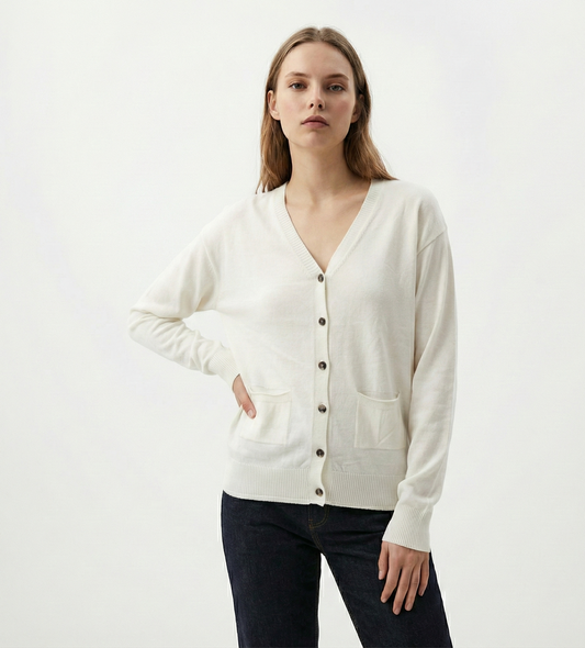 Cardigan Clásico con Bolsillos | Hilo Bremer | Art. 401