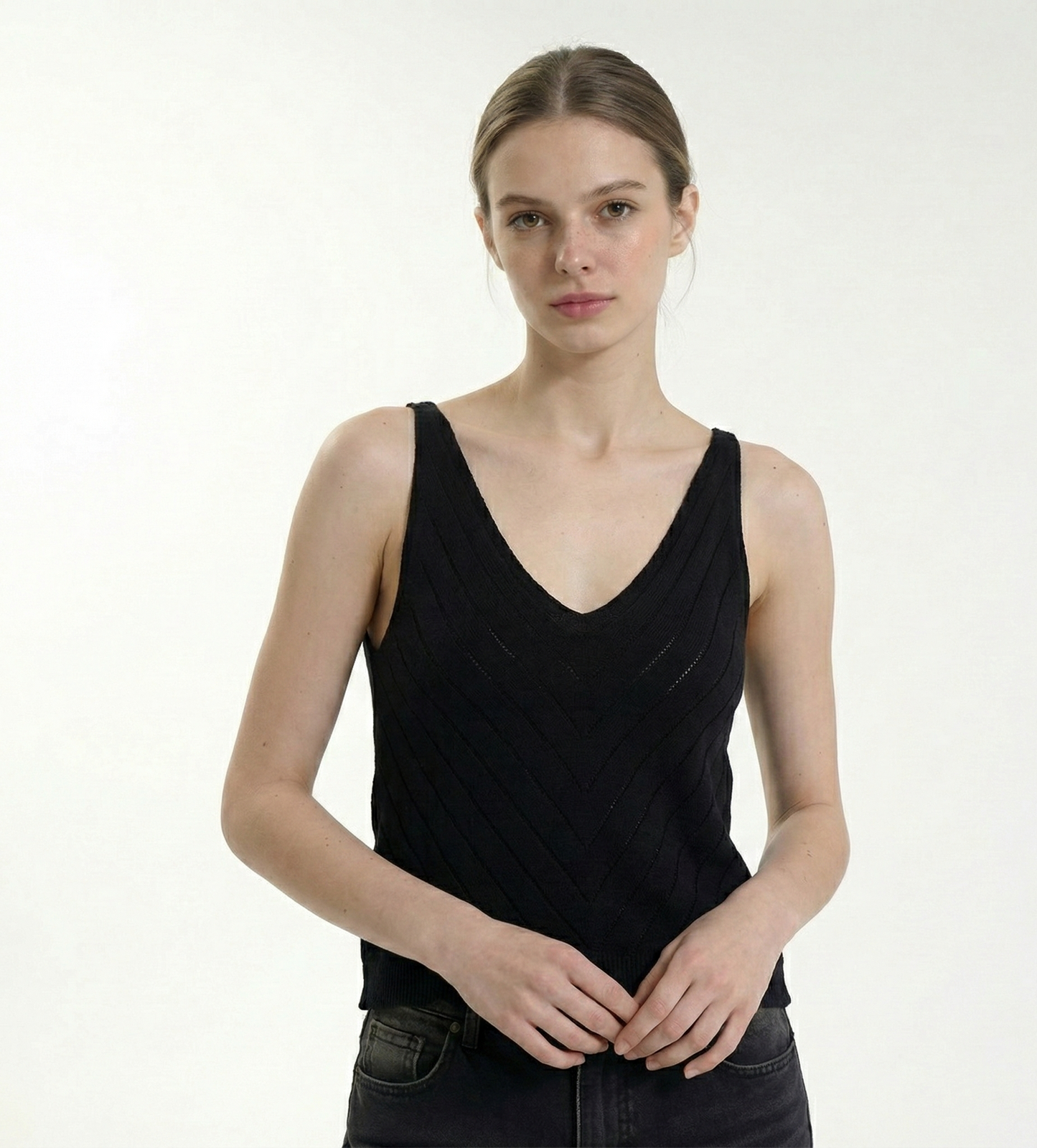 Musculosa Bremer Escote V Punto Espiga | Art. 701