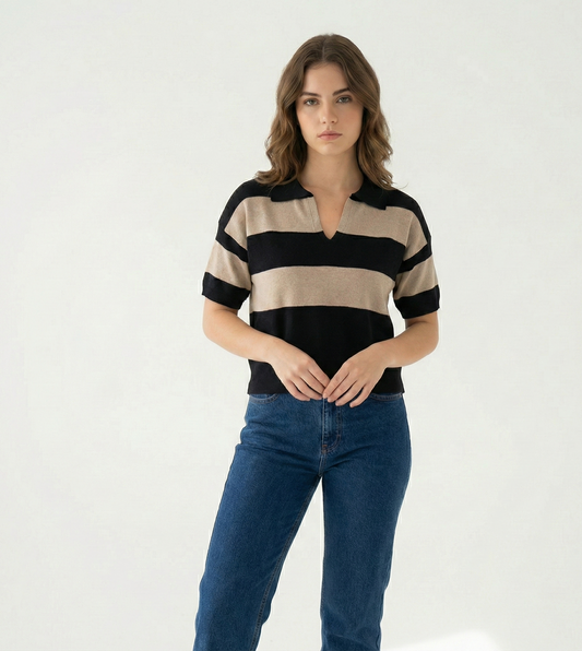 Chomba Tejida Rayas Anchas | Hilo Bremer | Art. 303