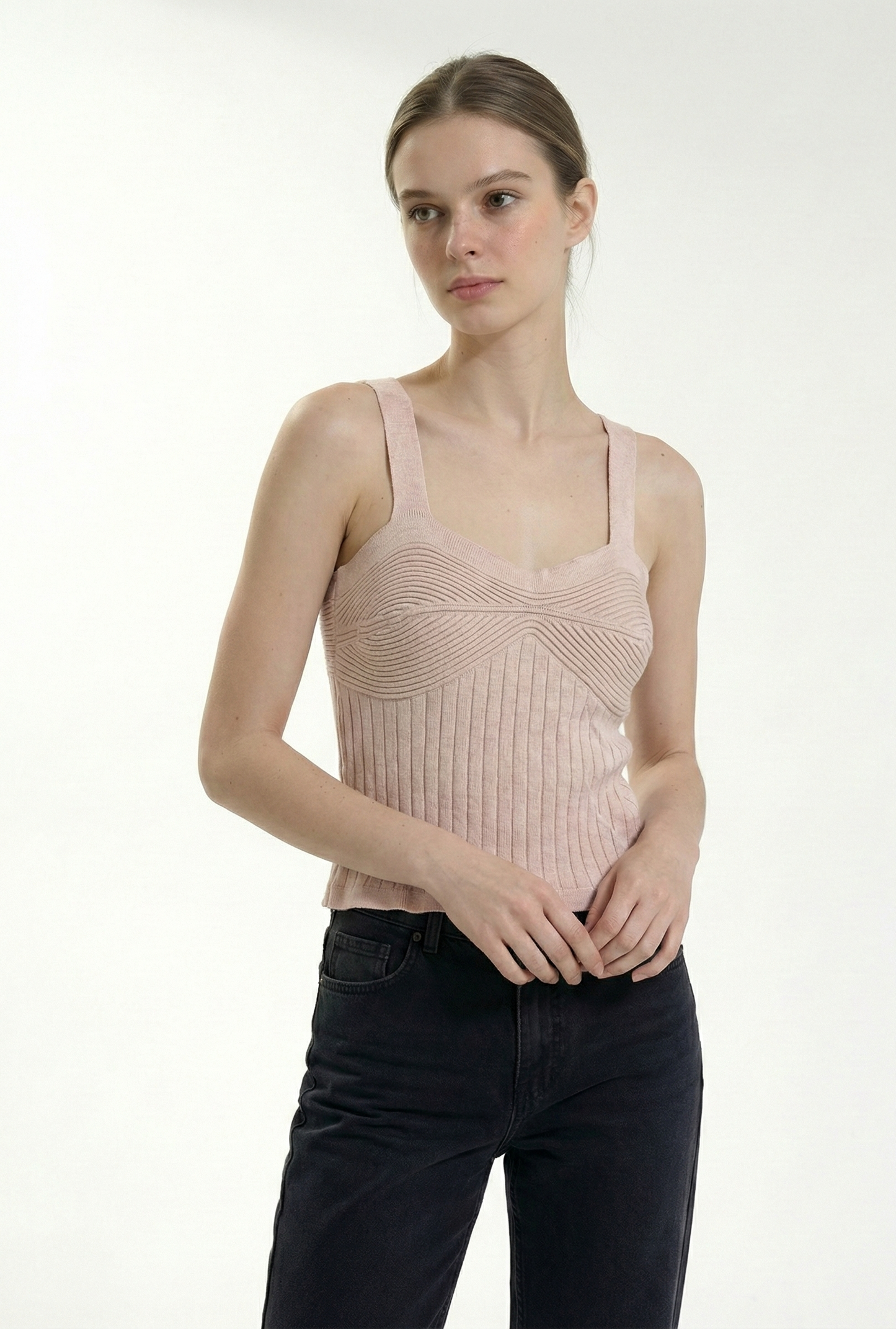 Top Tejido Efecto Corset (Bustier) | Hilo Bremer | Art. 702