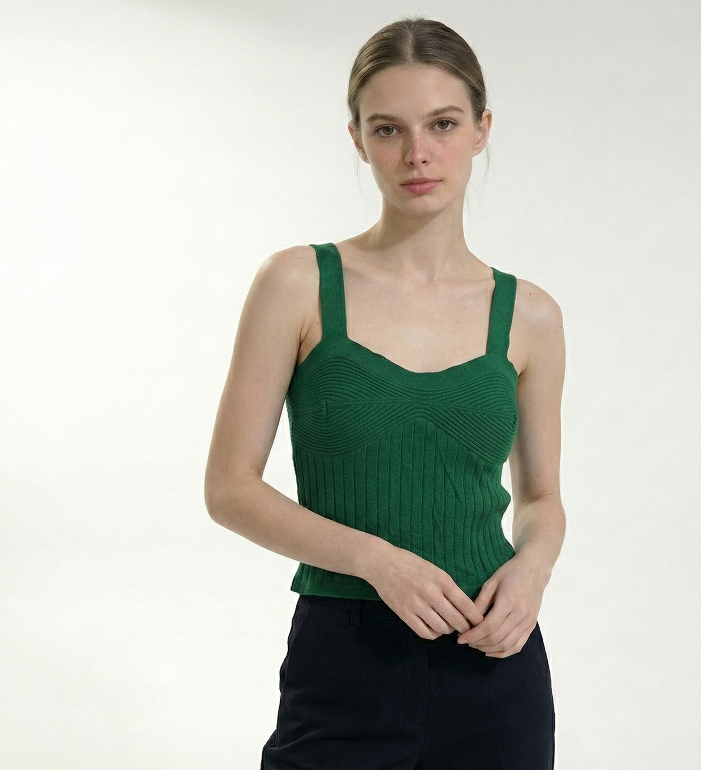 Top Tejido Efecto Corset (Bustier) | Hilo Bremer | Art. 702