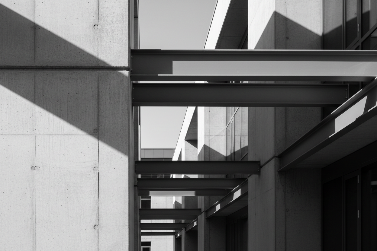 Busca: "Architecture concrete", "Industrial", "Metal texture" o "Grey minimal".

Elige: Una foto de concreto, metal, o una estructura arquitectónica moderna en blanco y negro. Esto sustituirá la falta de la máquina Cixing por ahora, transmitiendo "estructura y solidez".